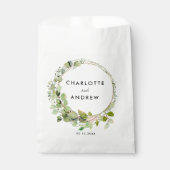 Eenvoudige, elegante eucalyptus bedankzakje (Voorkant)