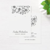 Eenvoudige elegante  Floral Earring Display Kaart (Bureau)
