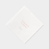 Eenvoudige elegante Folie bruiloft Folie Servetten (Rechts)