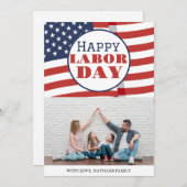 Eenvoudige Elegante Foto Gelukkige Dag van de Arbe (Voorkant / Achterkant)