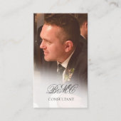 Eenvoudige elegante foto professioneel visitekaartje (Voorkant)
