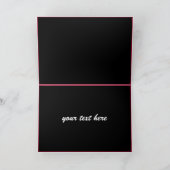 eenvoudige elegante fotokaarten kaart (Binnen)