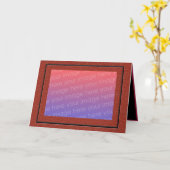 eenvoudige elegante fotokaarten kaart (Gele Bloem)