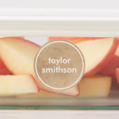 Eenvoudige Elegante Geslacht Neutrale Voeg Uw Naam Labels (Aangebracht)