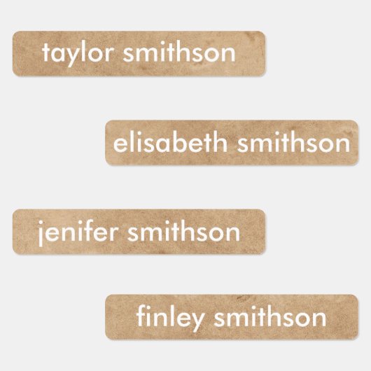 Eenvoudige Elegante Geslachtsneutrale Voeg Jouw Na Labels (Groep)
