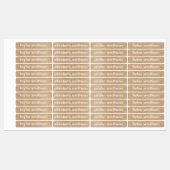 Eenvoudige Elegante Geslachtsneutrale Voeg Jouw Na Labels (Vel)