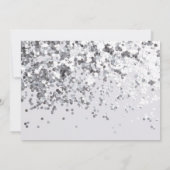 Eenvoudige Elegante Glitter bruidsmeisje Kaart (Achterkant)