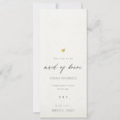 EENVOUDIGE ELEGANTE GRAY GOLD TYPOGRAPHY-dienstmei Kaart (Voorkant)