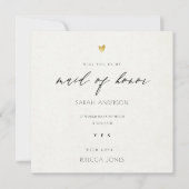 EENVOUDIGE ELEGANTE GRAY GOLD TYPOGRAPHY-dienstmei Kaart (Voorkant)
