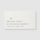 EENVOUDIGE ELEGANTE GRAY-TYPOGRAFIE BEWAREN DE DAT (Voorkant)