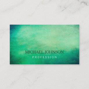 Eenvoudige, elegante groene  achtergrond visitekaartje