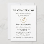 Eenvoudige elegante grote opening kaart (Voorkant)