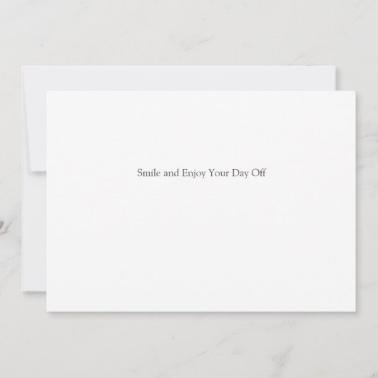 Eenvoudige Elegante Happy Labor Day Rood Wit Blauw (Achterkant)