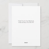 Eenvoudige Elegante Happy Labor Day Rood Wit Blauw Feestdagenkaart (Achterkant)