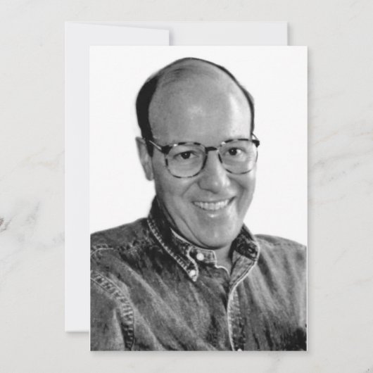 Eenvoudige elegante herdenkingsviering van het lev kaart (Achterkant)