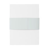 Eenvoudige elegante initialen bruiloft uitnodigingen wikkel (Achterkant Voorbeeld)