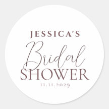 Eenvoudige Elegante Kalligrafie Bruidsmeisjesfeest