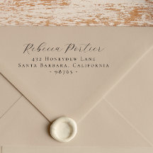 Eenvoudige elegante kalligrafie Minimale retour ad