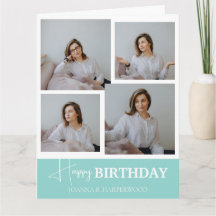 Eenvoudige elegante kalligrafie verjaardag stijlvo