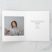 Eenvoudige elegante kalligrafie verjaardag stijlvo kaart (Binnen)