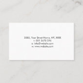 Eenvoudige elegante Keltische Knot Ornament Visitekaartje (Achterkant)