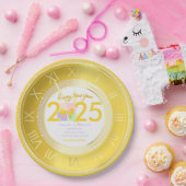 Eenvoudige elegante kerst Nieuwjaar Gift Box Bow Papieren Bordje (Feest)