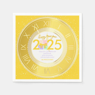 Eenvoudige elegante kerst Nieuwjaar Gift Box Bow Servet