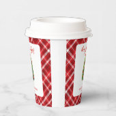 Eenvoudige elegante kerst pijnboom papieren bekers (Rechts)