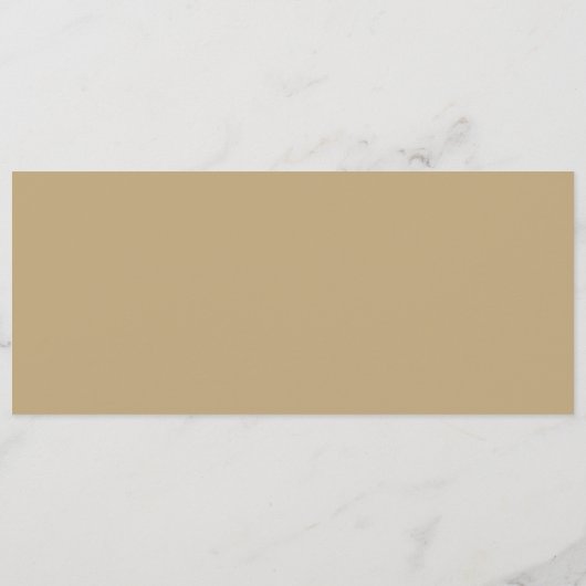 Eenvoudige Elegante Kerstbomen op Goud Menu (Achterkant)