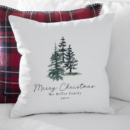 Eenvoudige Elegante Kerstboom | dennenboom Kussen