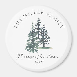 Eenvoudige Elegante Kerstboom | dennenboom Magneet