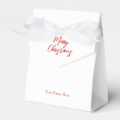 Eenvoudige Elegante Kerstmis Partij Favor Box Bedankdoosjes (Voorkant Zijde)