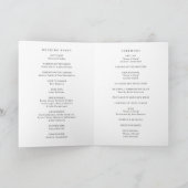 Eenvoudige Elegante Klassieke Formele Trouw Programma (Binnen)
