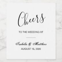 Eenvoudige elegante klassieke witte en zwarte brui