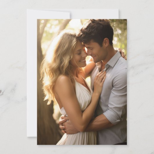 Eenvoudige Elegante Klassieke Zwart & Wit Fotobrui Save The Date