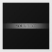 Eenvoudige Elegante Kleurverloopstreep Bewerkbaar Raamsticker (Vel)