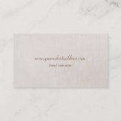 Eenvoudige Elegante kolibrie Natuur Visitekaartje (Achterkant)