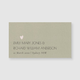 EENVOUDIGE ELEGANTE KRAFT GRAY TYPOGRAPHY BEWAREN 