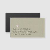 EENVOUDIGE ELEGANTE KRAFT GRAY TYPOGRAPHY BEWAREN  (Voorkant / Achterkant)