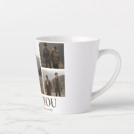 Eenvoudige Elegante Liefde Valentijnsdag paar 5 fo Latte Mok