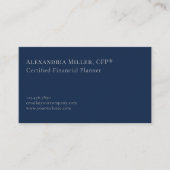 Eenvoudige elegante Logo Visitekaartje (Voorkant)