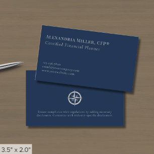 Eenvoudige elegante Logo Visitekaartje