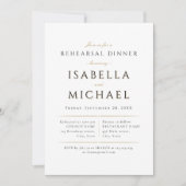 Eenvoudige elegante luxe repetitie voor moderne kl kaart (Voorkant)