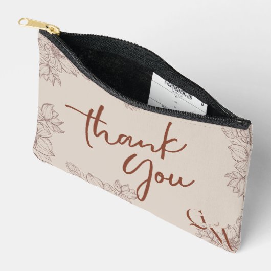 Eenvoudige Elegante Magnolia Floral Wedding Line A Etui (Open)