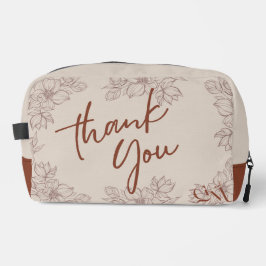 Eenvoudige Elegante Magnolia Floral Wedding Line A Toilettasje