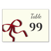 Eenvoudige elegante minimalistische rode boog kaart (Achterkant)