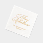 *Eenvoudige elegante minimalistische vrolijke kers Folie Servetten (Links)