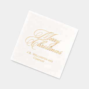 *Eenvoudige elegante minimalistische vrolijke kers Folie Servetten