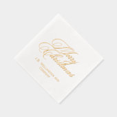 *Eenvoudige elegante minimalistische vrolijke kers Folie Servetten (Rechts)