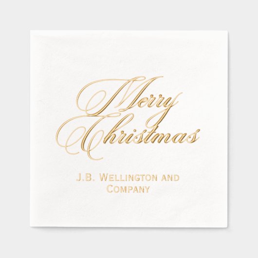 *Eenvoudige elegante minimalistische vrolijke kers Folie Servetten (Voorkant)